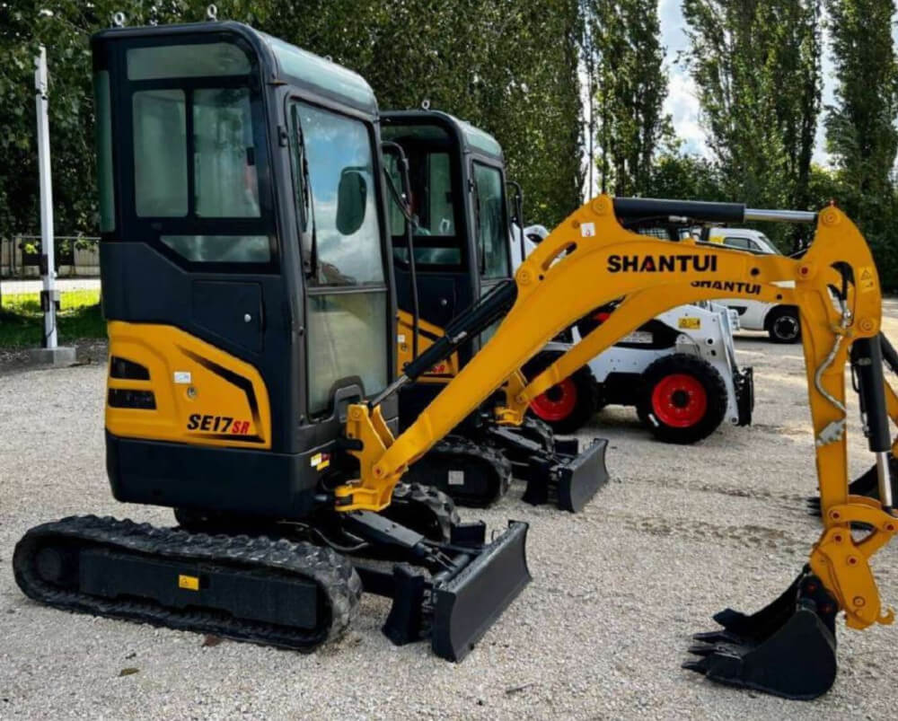 Акция на мини‑экскаваторы SHANTUI SE17SR